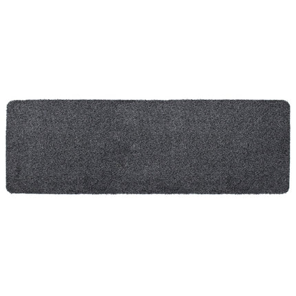 JVL Tanami 50 x 150cm barrier runner in a dark grey mottled colour with rounded corners.