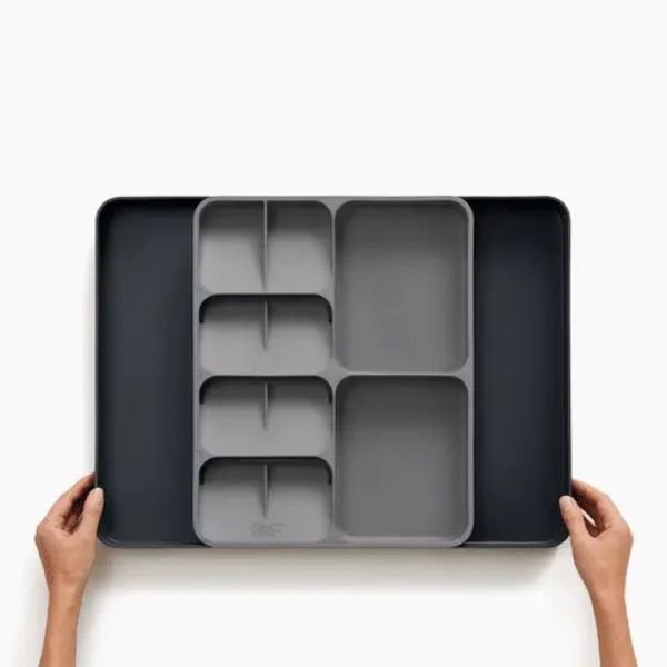 JosephJoseph DrawerStore Grey Expanding Cutlery, Utensil & Gadgets Organiser at Napev GH