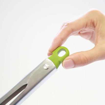 JosephJoseph Elevate Grey Silicone Steel Tongs at Napev GH