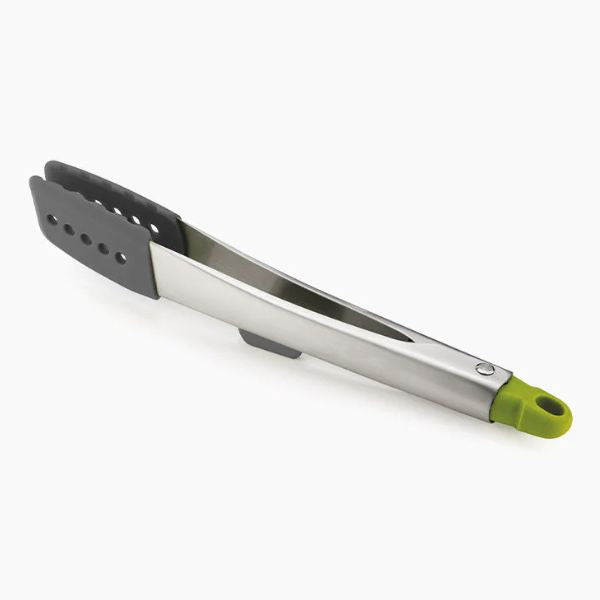 JosephJoseph Elevate Grey Silicone Steel Tongs at Napev GH