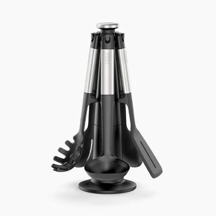 JosephJoseph Elevate Stainless-steel Silicone 5-piece Utensils Carousel Set at Napev GH