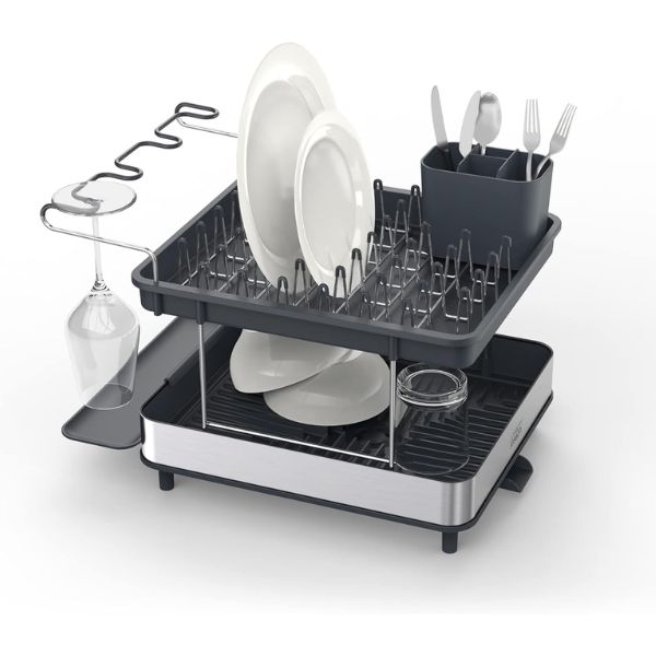 JosephJoseph Excel Stainless-steel 2-Tier Dish Rack at Napev GH