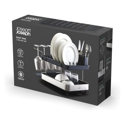 JosephJoseph Excel Stainless-steel 2-Tier Dish Rack at Napev GH