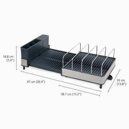 JosephJoseph Extend Max Stainless-steel Expandable Dish Drainer at Napev GH