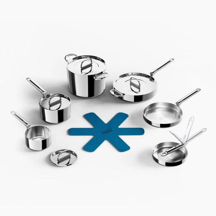 JosephJoseph Space Steel Folding Handle 6-Piece Cookware Set at Napev GH