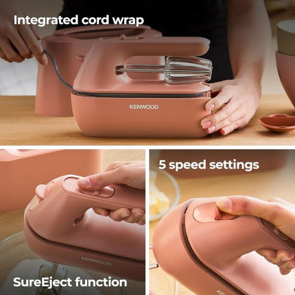 Kenwood QuickMix Go - Clay Red HMP40.000RD at Napev GH