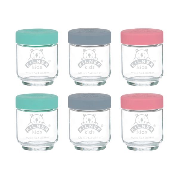 Kilner Set Of 6 Kids Jars 190ml at Napev GH