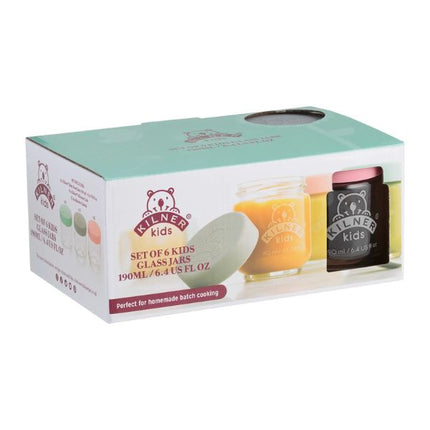 Kilner Set Of 6 Kids Jars 190ml at Napev GH