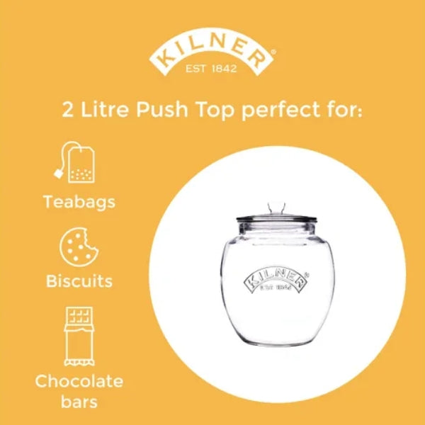 Kilner Universal Push Top Storage Jar at Napev GH