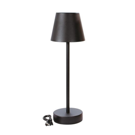 Kingavon Black Rechargeable Dimmer Touch Table Lamp at Napev GH