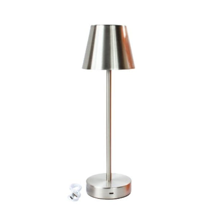 Kingavon Rechargeable Dimmer Touch Table Lamp - Silver at Napev GH