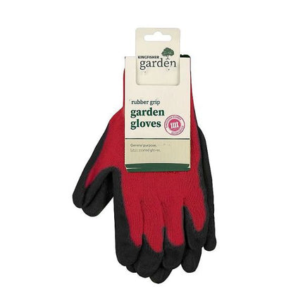 Kingfisher Rubber Grip Garden Gloves Large at Napev GH