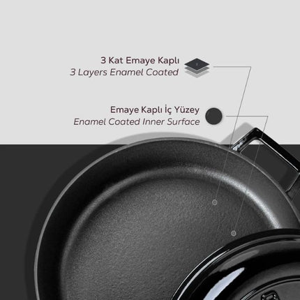 Lava Multi-Purpose 28cm Casserole at Napev GH