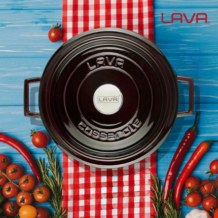 Lava Round Casserole -Dia.(Ø)24CM - Premium at Napev GH