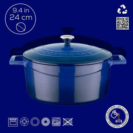 Lava Round Casserole - Dia.(Ø)24CM at Napev GH