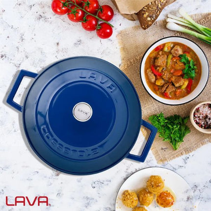 Lava Round Casserole - Dia.(Ø)24CM at Napev GH