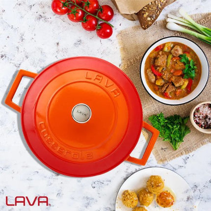 Lava Round Casserole - Dia.(Ø)24CM at Napev GH