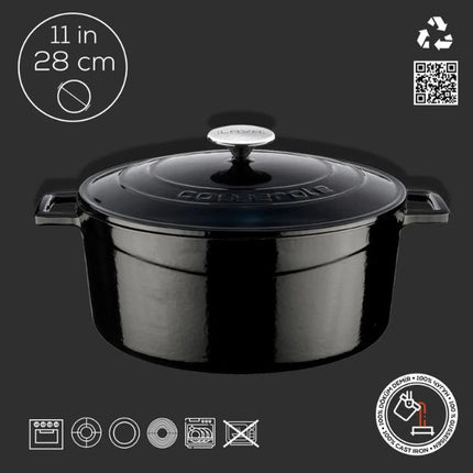 Lava Round Casserole - Dia.(Ø)28CM at Napev GH