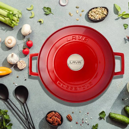 Lava Round Casserole - Dia.(Ø)28CM at Napev GH