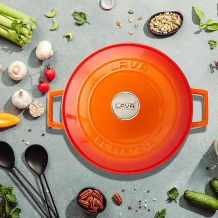 Lava Round Casserole - Dia.(Ø)28CM at Napev GH