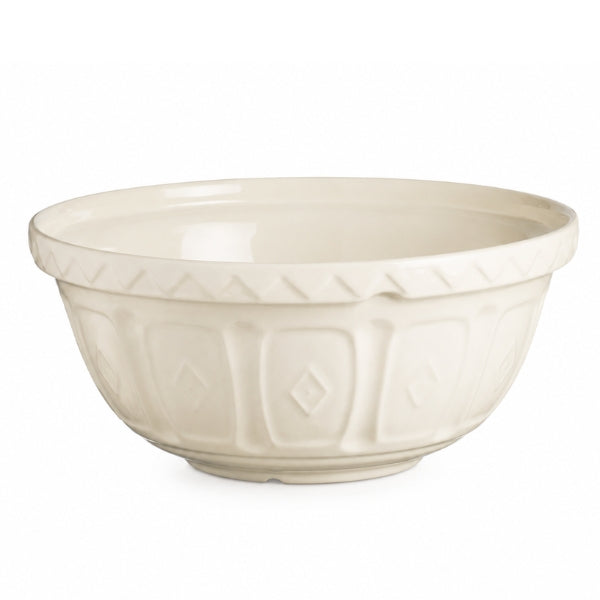 Mason Cash Colour Mix S12 Cream Mixing Bowl 29cm at Napev GH