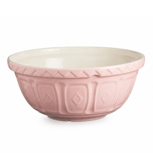 Mason Cash Colour Mix S12 Powder Pink Mixing Bowl 29cm at Napev GH