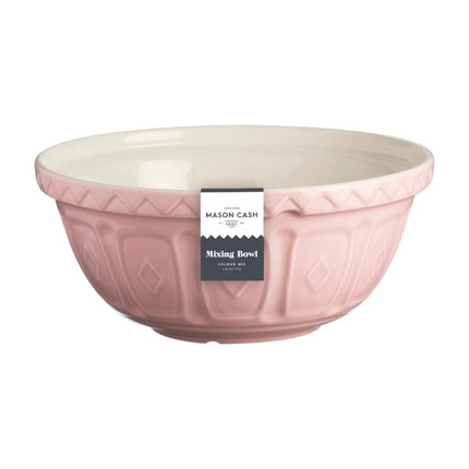 Mason Cash Colour Mix S12 Powder Pink Mixing Bowl 29cm at Napev GH