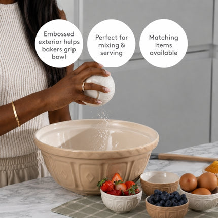 Mason Cash Original Cane S12 Mixing Bowl 29cm at Napev GH