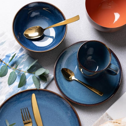 Mason Cash Reactive Blue 12 Piece Dinner Set at Napev GH