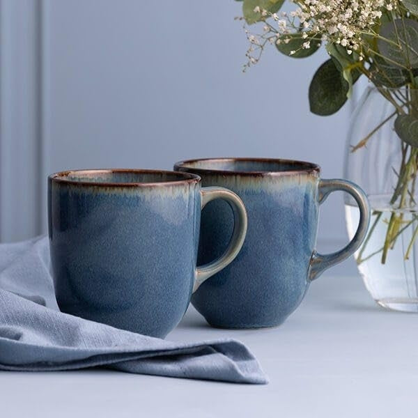 Mason Cash Reactive Blue Mug 400ml at Napev GH