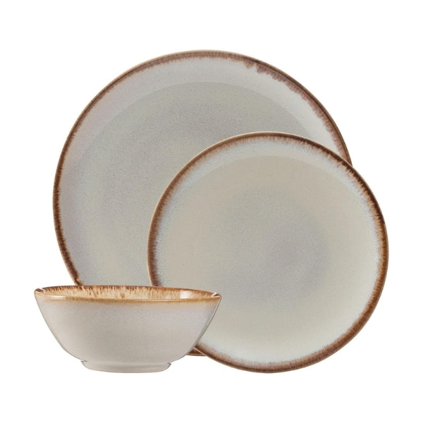 Mason Cash Reactive Cream 12 Piece Dinner Set at Napev GH