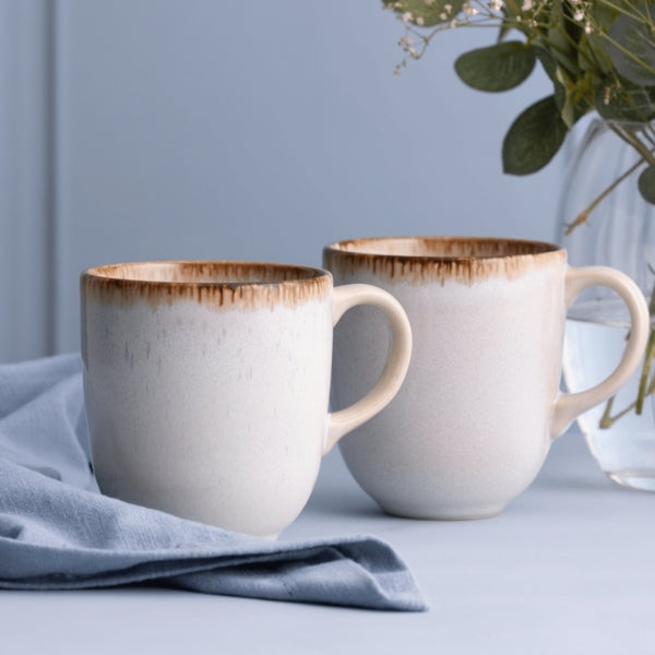 Mason Cash Reactive Cream Mug 400ml at Napev GH