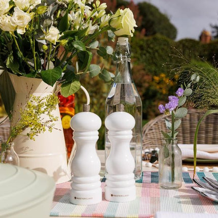 Masterclass 17cm Salt or Pepper Mill / White at Napev GH