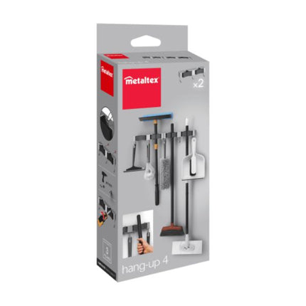 Metaltex Hang-Up 2 clamping bar for brooms at Napev GH