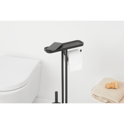 Brabantia MindSet Toilet Butler/matt Black at Napev Gh