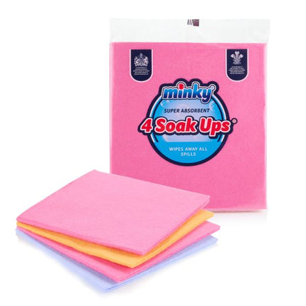 Minky Brites Super Absorbent Soak Up | Pack Of 4 at Napev GH