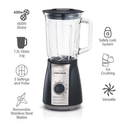 Morphy Richards Jug Blender with Ice Crusher - 403010 at Napev GH