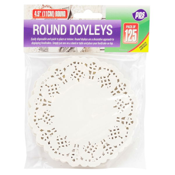 PPS Round Doyleys 11.5cm | Pack of 125 AT NAPEV GH