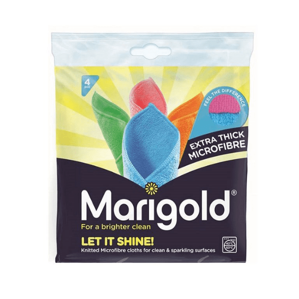 Marigold Microfibre Let It Shine Cloth | Pack of 4 AT NAPEV GH