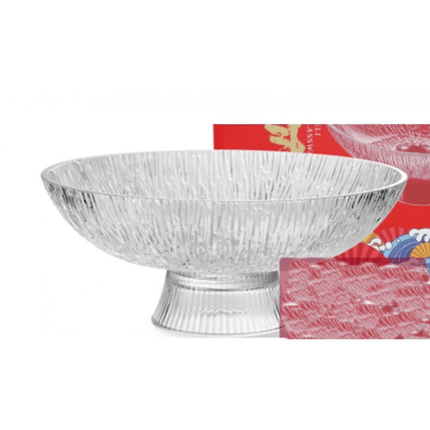 Footed Glass Bowl 25.5cm AT NAPEV GH