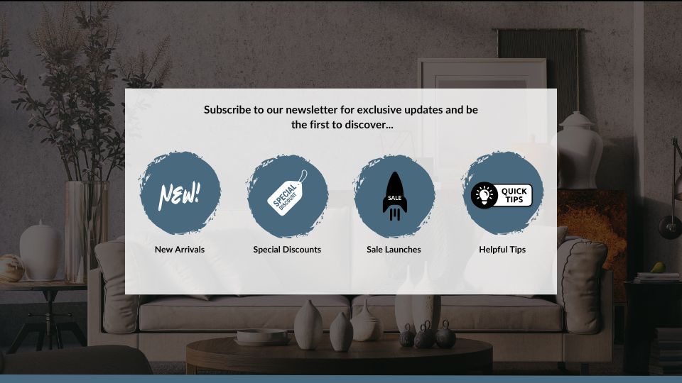 Sign up for our newsletter