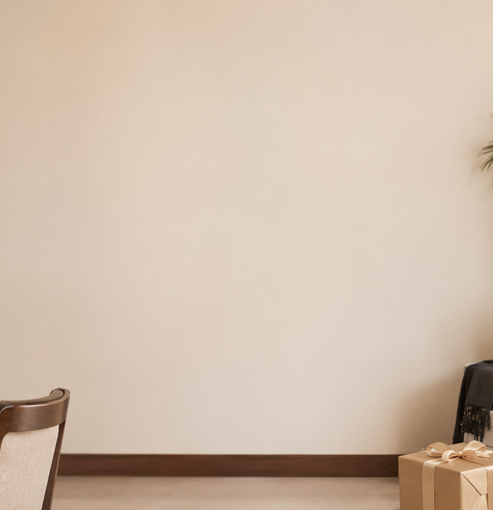 Beautiful bride arranging elegant dinnerware and groom unwrapping and unboxing wedding gifts 
