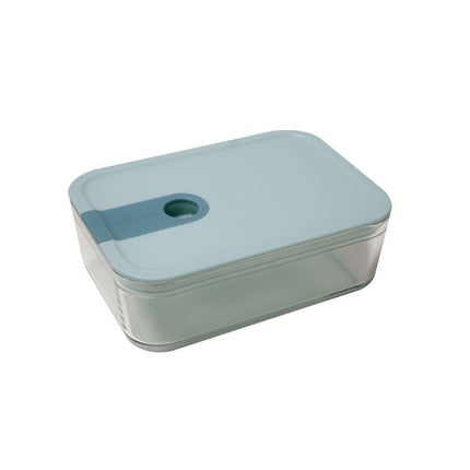 OMADA Pull Box Glass Container - Teal at Napev GH
