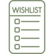 new home - organise your wish list