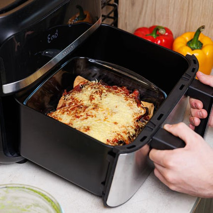 PYREX 1L Glass Airfryer Oven Dish 20x17x6cm at Napev GH