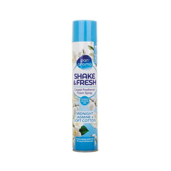 Pan Aroma Swirl Carpet Freshener Foam Spray 500ml - Midnight Jasmine & Soft Cotton at Napev GH