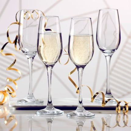 Pasabahce Amber Champagne 200ml | Pack of 6 at Napev GH