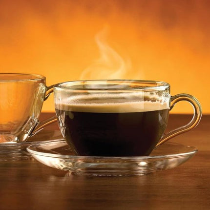 Pasabahce Basic Tea Cup & Saucer 238ml | Pack of 6 at Napev GH