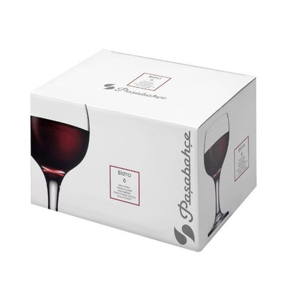 Pasabahce Bistro Red Wine 225ml | Pack of 6 at Napev GH