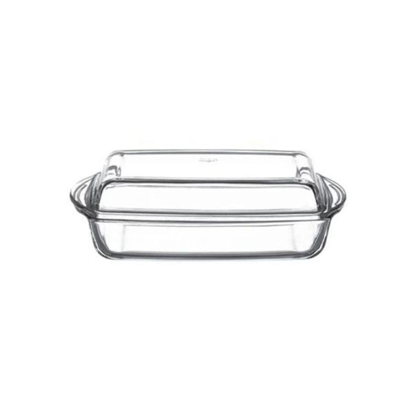 Pasabahce Borcam Rectangular Casserole w/Lid 1.9L at Napev GH